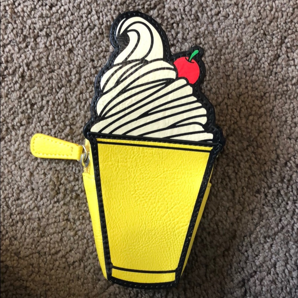 Pineapple dole whip coin purse